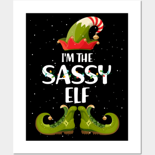 Im The Sassy Elf Christmas Posters and Art